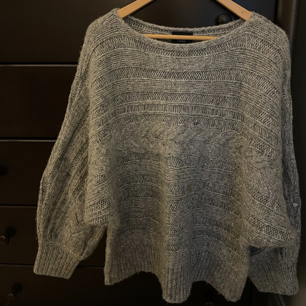 Lumiere Sweater Large Grey